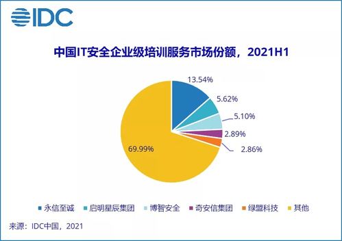 2021年上半年中國IT安全服務市場強勁增長，整體收入達11.1億美元